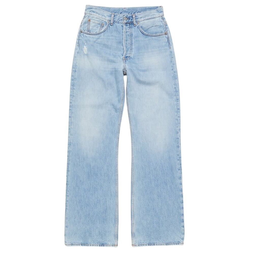 Acne Studios 1991 Toj Light Blue Trash Jeans Unisex size 32 Straight-leg Denim